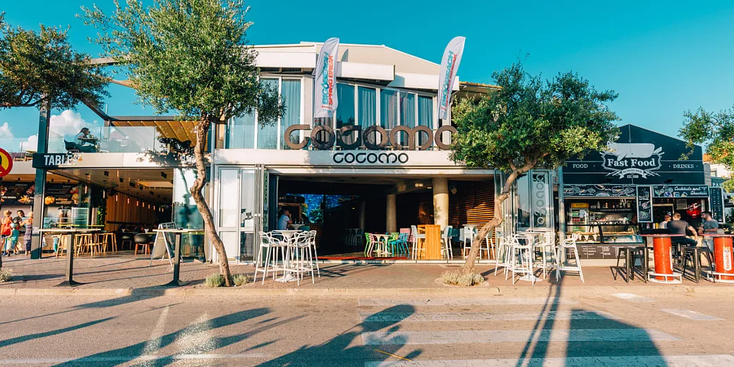 Cocomo Club Novalja, Location für das Meet and Greet am Mittwoch